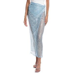 Milly Womens  Mesh Sarong, Blue